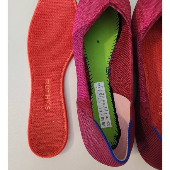 Rothy's Pomegranate Pop Flats Size 10.5 - Picture 7 of 7